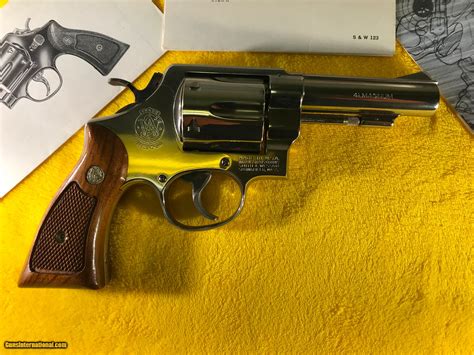 Smith And Wesson Model 58 No Dash 41 Magnum Nickel Revolver