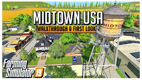 Midtown Usa 4x First Look New American Style 4x Map Farming