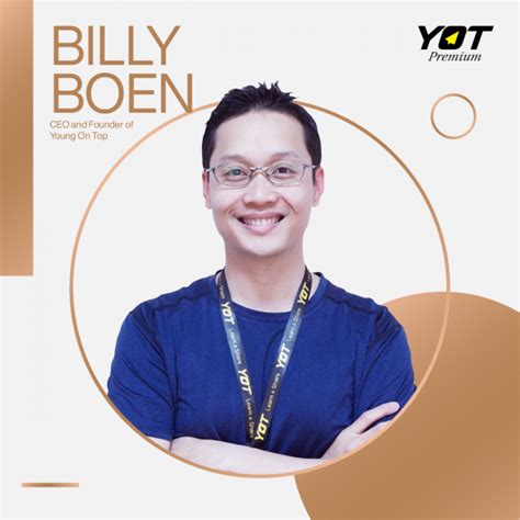 Billy Boen Pentingnya Konsisten Dan Komitmen Dalam Mengejar Kesuksesan