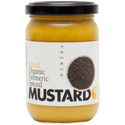 Organic Turmeric Spiced Mustard Spiral Foods