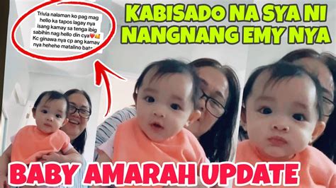 Baby Amarah Update Ayuda From Nangnang Emy At Kilala Na Sya Ng