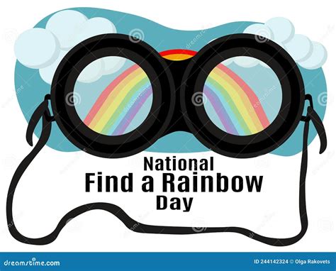 National Find A Rainbow Day Idea For Poster Banner Flyer Card