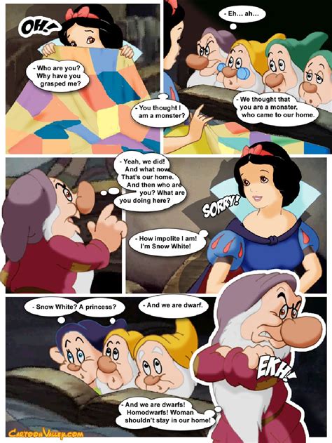 Rule 34 Bashful Snow White Comic Disney Disney Princess Doc Snow White