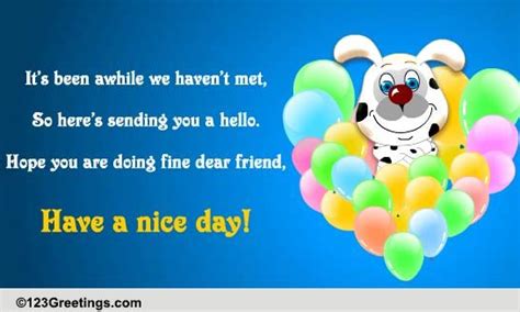 Say Hello To A Friend Free Hello Ecards Greeting Cards 123 Greetings