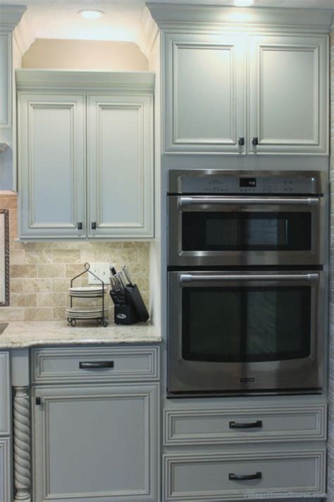 The top of the cabinet has no stretchers which allow for the addition of a cook top the toe kick of the cabinet will show exposed plywood core. kitchen cabinet that can hold wall oven and microwave ...