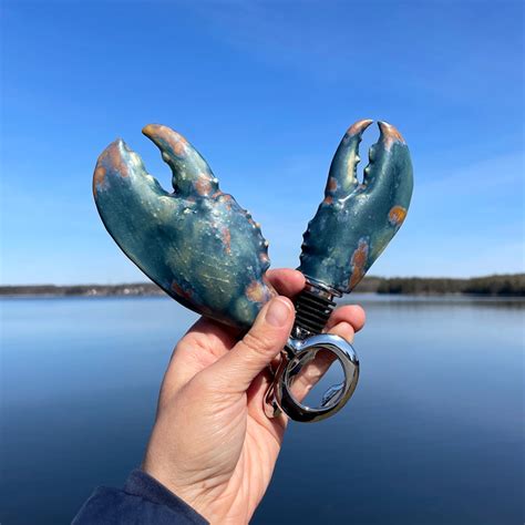 Rusted Blue Lobster Claw Lisa Maries Made In Maine