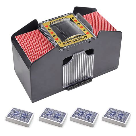 4 Deck Card Shuffler Machine Cardshufflemachine