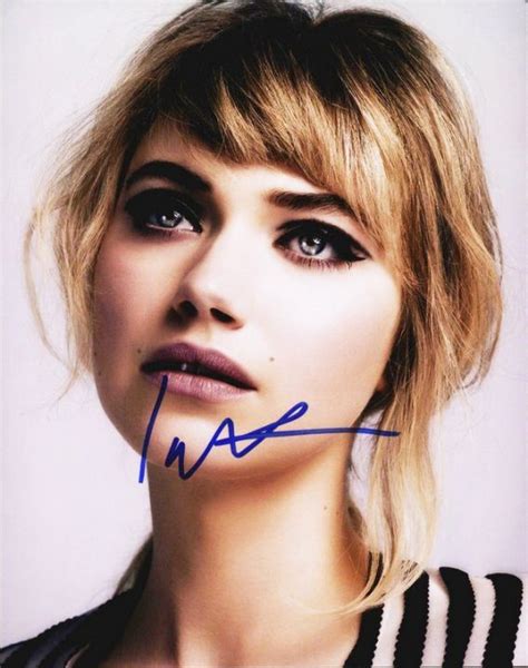 Imogen Poots Signed AUTHENTIC X Free Ship The Autograph Bank