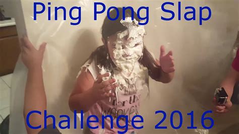 ping pong slap challenge 2016 youtube