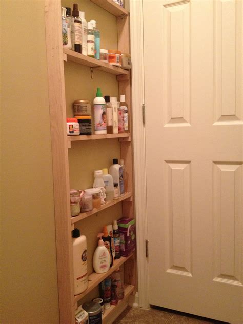 Behind The Door Bathroom Shelf Love It Diy Bathroom Reno Bathroom