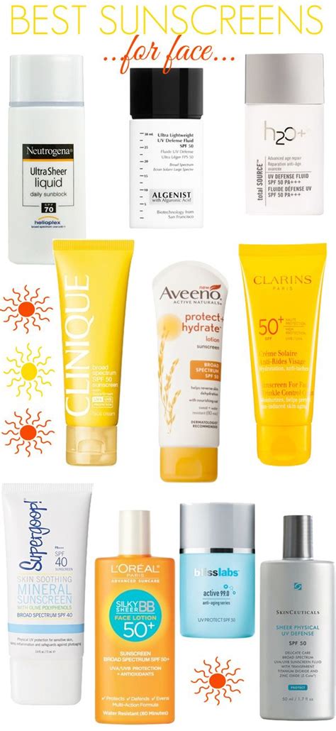 The Top 10 Sunscreens For Face — Beautiful Makeup Search Best