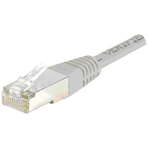 Category 5/5e or 6 braided or solid cable (decide according to use) rj45 ends these cables function as the patch cords in an ethernet connection. Cdiscount Câble Réseau RJ45 patch FTP CAT 5e - Prix pas ...