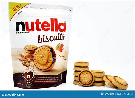 Nutella Ferrero Biscuits Crunchy Cookies With Hazelnut Spread And