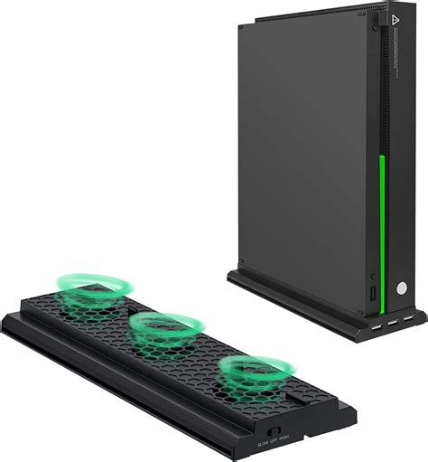 Mcbazel Vertical Cooling Stand For Xbox One X Cooling Fan Stand With 3