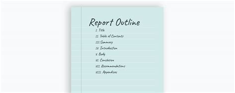 Report Writing Format 8 Essential Elements And Sample Report