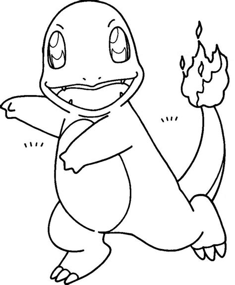 4 Cute Charmander Coloring Pages For Pokemon Fans Coloring Pages