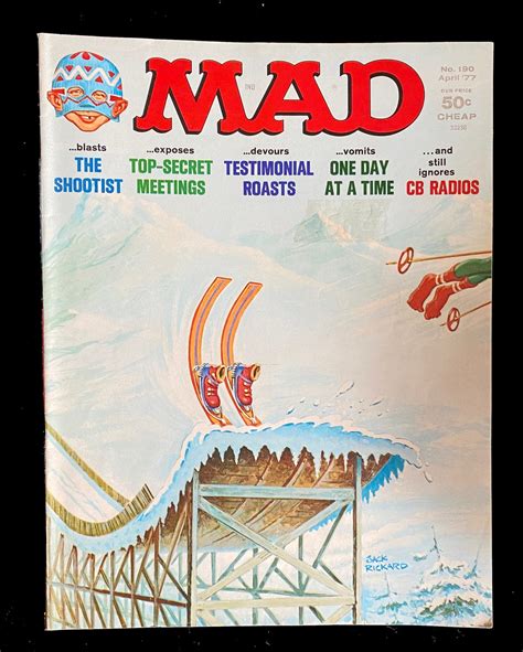 Vintage Mad Magazines 1970s January 1977 Issue April Etsy
