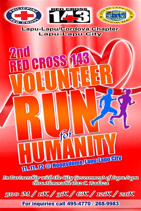 2nd Red Cross 143volunteer Run For Humanity Cebu Dagan Ta Bai