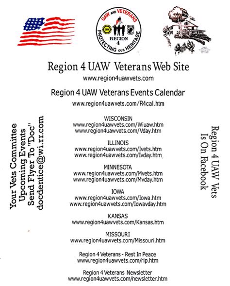 Region 4 Uaw Vets Newsletter