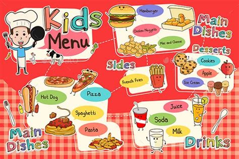 Kids Menu 27 Free Templates In Psd Eps Documents Download