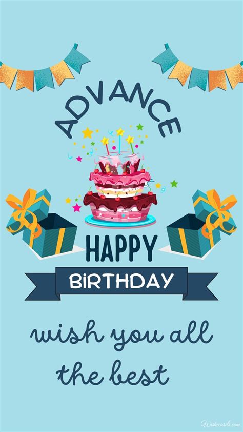 Advance Happy Birthday Images And Funny Cards