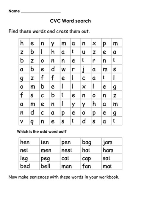 Word Search Activities For Early Finishers Teaching Resources