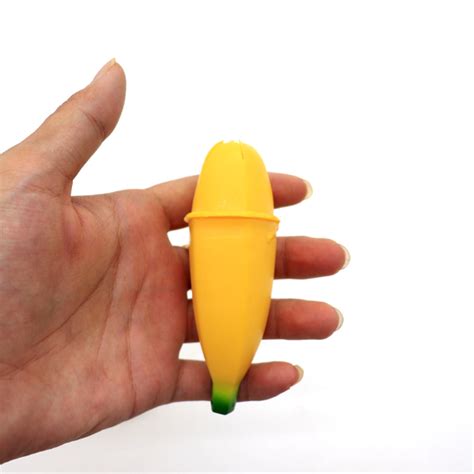 1pc Novelty Squishy Rubber Banana Squeeze Toy Stress Reliever Toys Xmas T 961734721916 Ebay