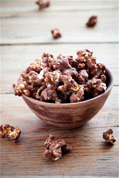 Salted Dark Chocolate Popcorn Lose Baby Weight