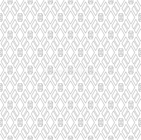 Seamless Diamonds And Triangles Pattern Stock Vector Illustration Of
