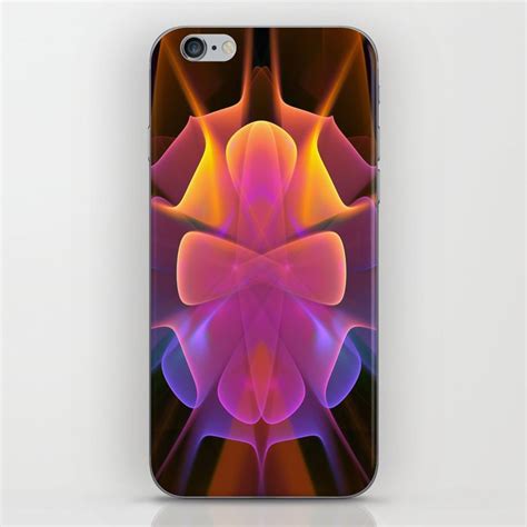 Curves And Colors Geometric Abstract Iphone Skin By Thea Walstra