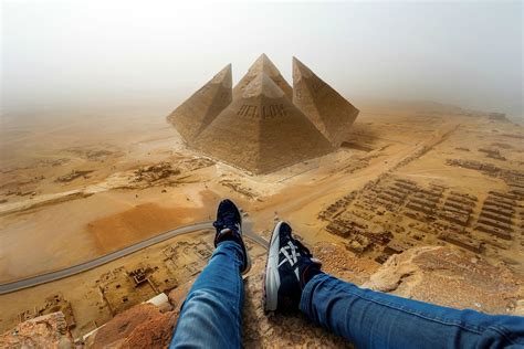 The great pyramids of giza. Reddit trolea a chico alemán que escaló la Pirámide de Giza