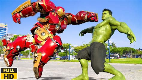 Hulkbuster Vs Hulk War In Future World The Battle Scene2023 Movie Clip Hd 1080p Youtube