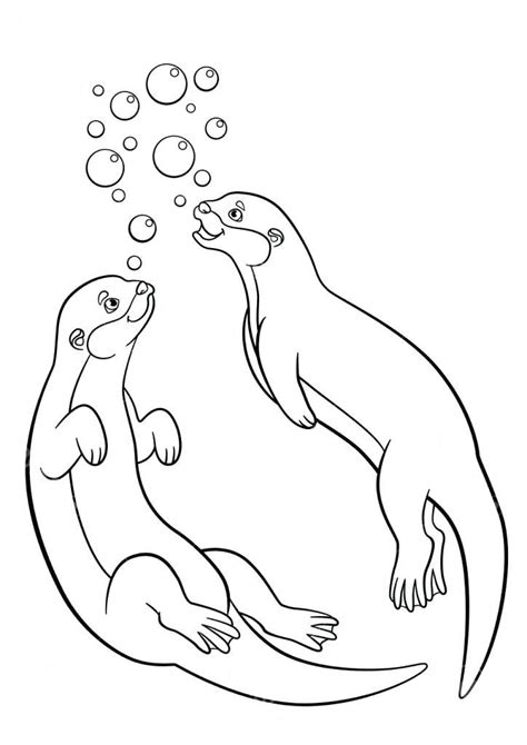 Otter Coloring Pages Best Coloring Pages For Kids In 2020 Animal