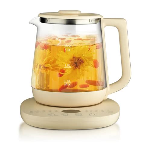 Borosilicate Health Tea Pot Glass Electric Kettle Liter Glass Tea