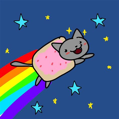 Pin By Bianca Ionici On Fun Nyan Cat Cat Creator Cats Illustration