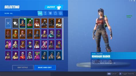 Sold Fortnite Pcps4 Account Renegade Raider Playerup Worlds