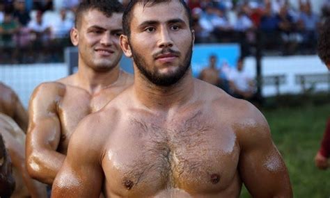 shirtless south asian men turkish oil wrestling