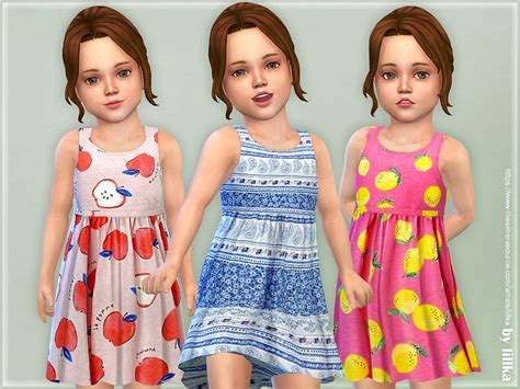 The Sims Resource Toddler Dresses Collection P144 By Lillka Sims 4