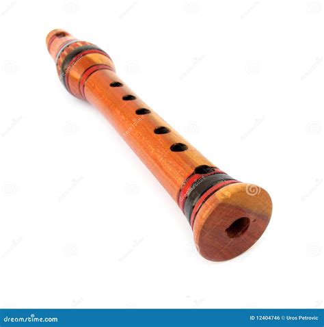 Flute Pipe Stock Photo Image Of Traditional Black Isolated