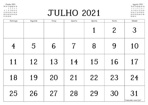 Calendario Julho 2022 Pdf