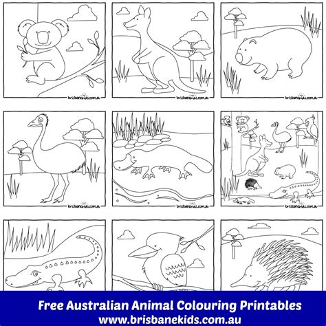 Free Printable Australian Animals Printable Templates