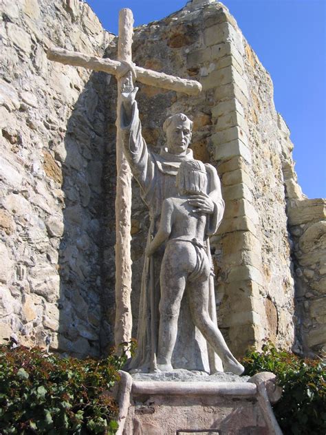 Mission San Juan Capistrano Statue Of Father Junipero Serra