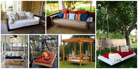 Sie können die betten mit meinen bauzeichnungen bauen. Hängebett selber bauen: 44 DIY Ideen für Bett aus Paletten im Garten - DIY, Garten - ZENIDEEN