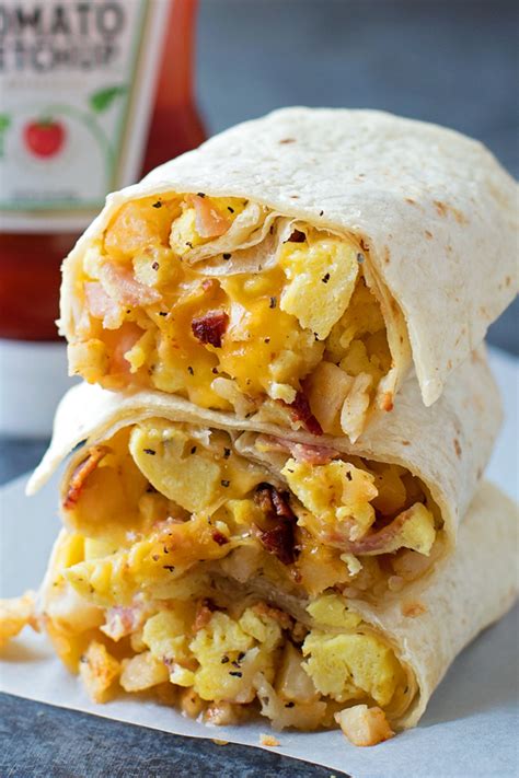 If you like your burrito filled with seasoned ground beef, this is the top choice in the fast food world. Freezer-Friendly Breakfast Burritos - Life Made Simple