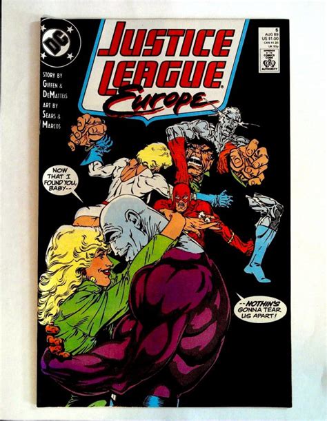Justice League Europe 5 1989 Comic Books Copper Age Dc Comics