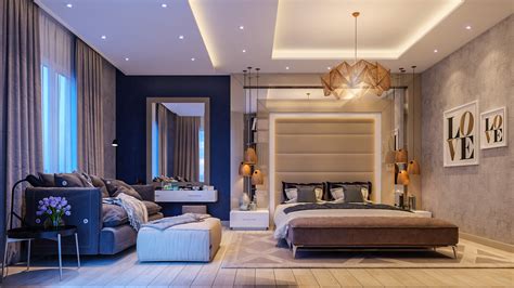 Modern Master Bedroom On Behance