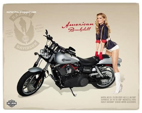 Harley Davidson Pin Up Wallpaper Wallpapersafari