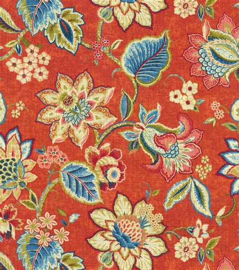 Upholstery Fabric Waverly Floral Fresh Gem Jo Ann Floral Upholstery