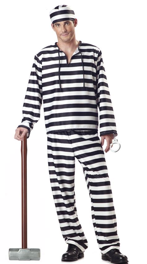 Mens Convict Costume N10831