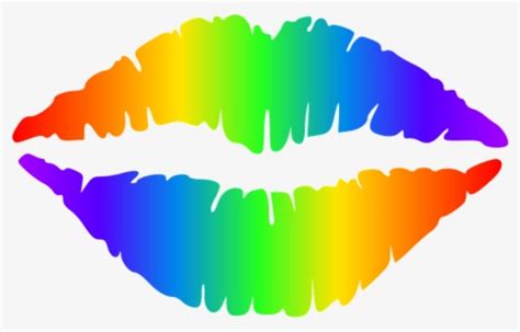 Lipstick Clipart Rainbow Black Lips Transparent Background Free